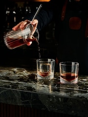Nude Set of 4 Clear Caldera Whisky Glasses 270cc - Image 2 of 8