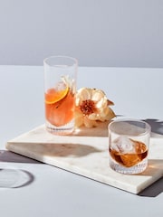Nude Set of 4 Clear Caldera Whisky Glasses 270cc - Image 5 of 8