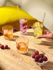 Nude Set of 4 Clear Caldera Whisky Glasses 270cc - Image 8 of 8