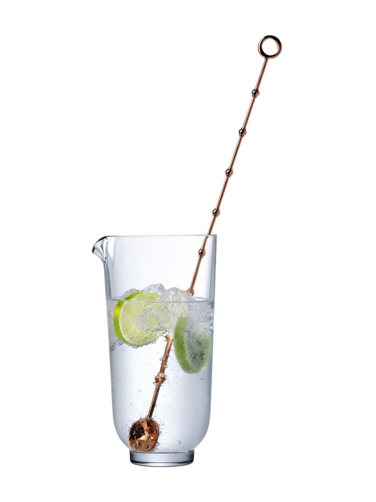 Nude Clear Hepburn Mixing Glass with Metal Stirrer - Image 2 of 6