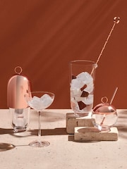 Nude Clear Hepburn Mixing Glass with Metal Stirrer - Image 4 of 6