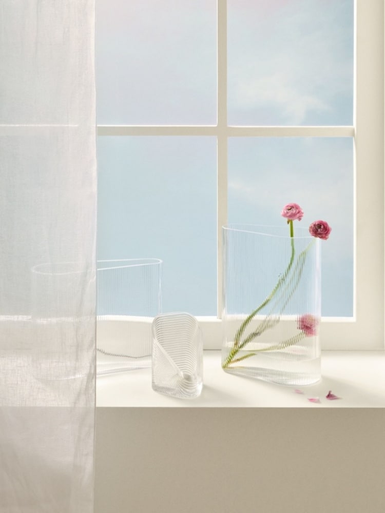 Nude Clear Mist Wide Vase - Image 3 of 3