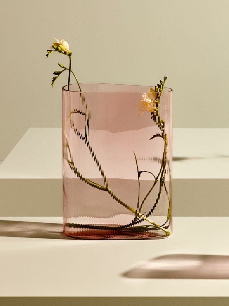 Nude Dusty Rose Mist Tall Vase - Image 1 of 2