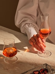 Nude Set of 2 Clear Islands Short Whisky Tasting Glasses - Image 2 of 3