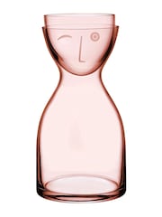 Nude Dusty Rose Mr. and Mrs. Short Night Water Jug and Glass Set - Image 2 of 5