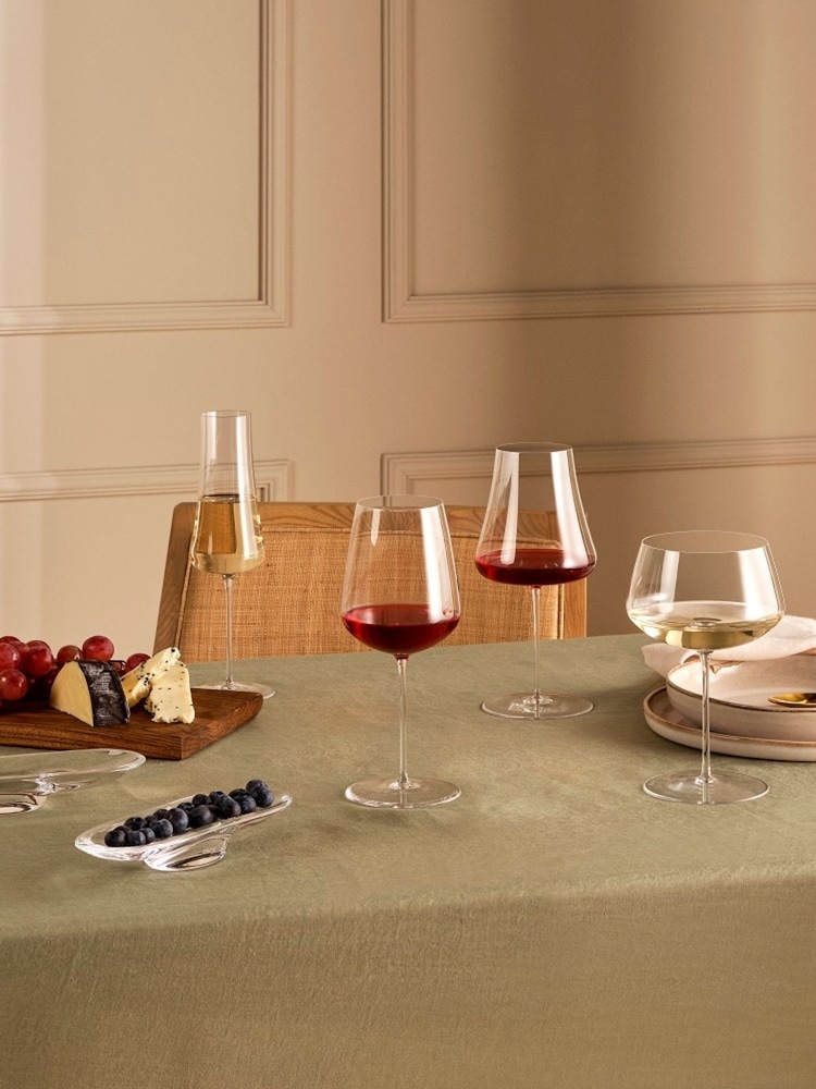Nude Clear Stem Zero Volcano Red Wine Glass - Image 2 of 5 Nude Clear Stem Zero Volcano Red Wine Glass - Image 2 of 5