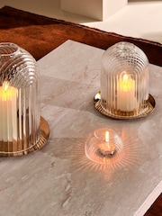 Nude Clear Ilo Small Candle Holder - Image 3 of 5