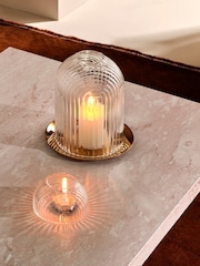 Nude Clear Ilo Small Candle Holder - Image 4 of 5