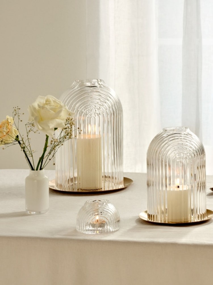 Nude Clear Ilo Small Candle Holder - Image 5 of 5