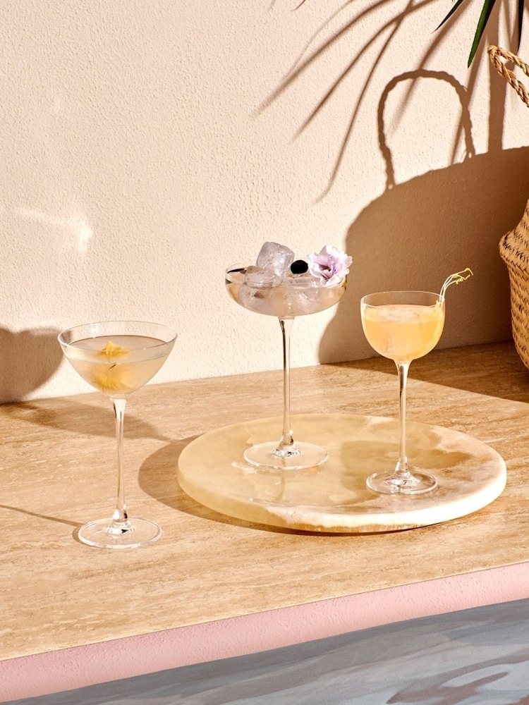 Nude Set of 2 Clear Savage Coupetini Glasses - Image 7 of 7