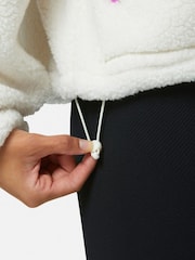 Gym + Coffee White Industry Fleece High Collar Jacket - Image 5 of 6