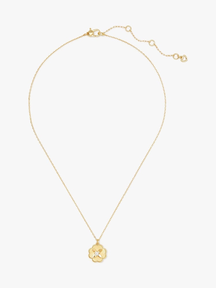 Kate Gold Tone Spade Pendant - Image 2 of 4 Kate Gold Tone Spade Pendant - Image 2 of 4