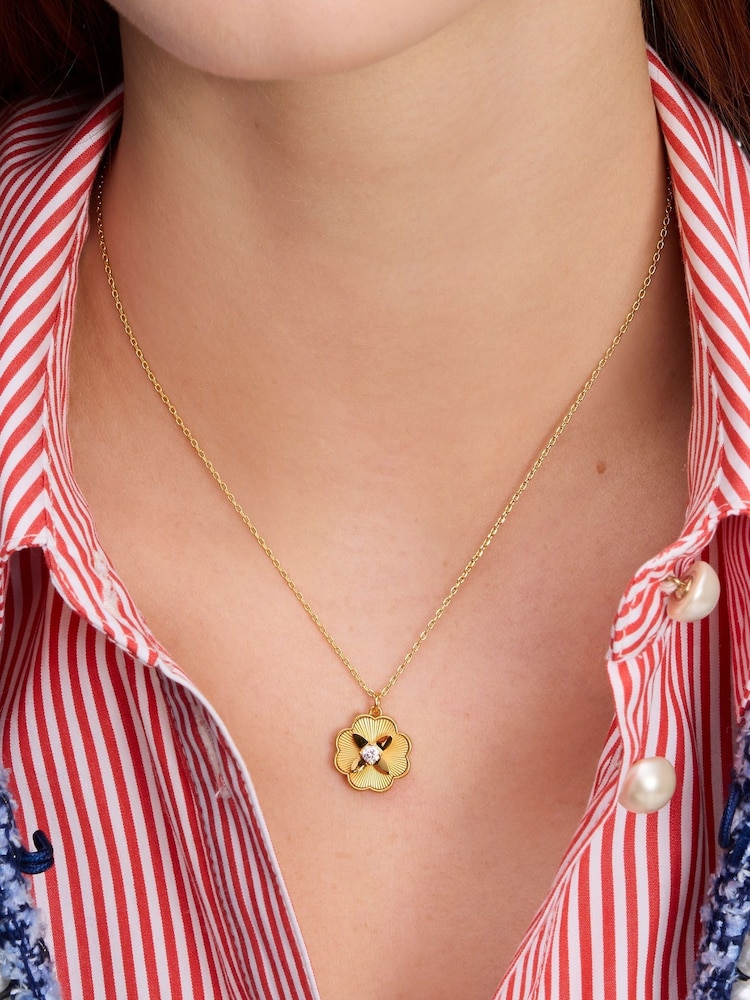 Kate Gold Tone Spade Pendant - Image 4 of 4 Kate Gold Tone Spade Pendant - Image 4 of 4