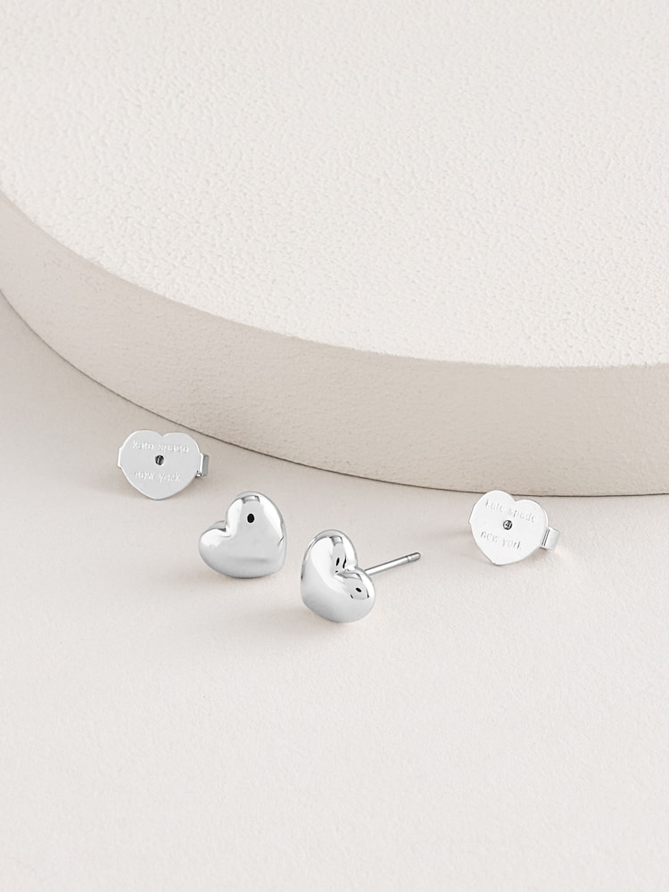 Kate Spade Silver Tone Stud Earrings - Image 1 of 4 Kate Spade Silver Tone Stud Earrings - Image 1 of 4