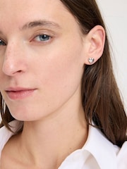 Kate Spade Silver Tone Stud Earrings - Image 4 of 4