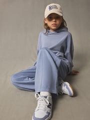 Blue Wide Leg Joggers (3-16yrs) - Image 2 of 9