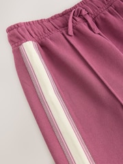 Burgandy Red Side Stripe Wide Leg Joggers (3-16yrs) - Image 6 of 6