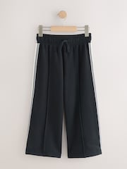 Black Side Stripe Wide Leg Joggers (3-16yrs) - Image 5 of 8
