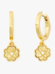 Kate Spade Gold Tone Huggies Earrings - Image 3 of 5