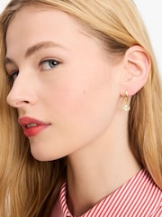 Kate Spade Gold Tone Huggies Earrings - Image 5 of 5