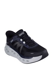 Skechers Black Max Cushioning Glide Step Slip In Performance Running Trainers - Image 4 of 5