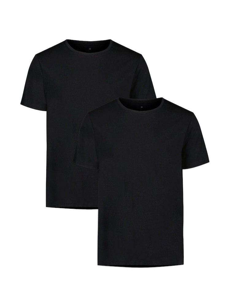 Under Armour Black Performance Cotton Under T-Shirts 2 Pack - Image 1 of 5 Under Armour Black Performance Cotton Under T-Shirts 2 Pack - Image 1 of 5