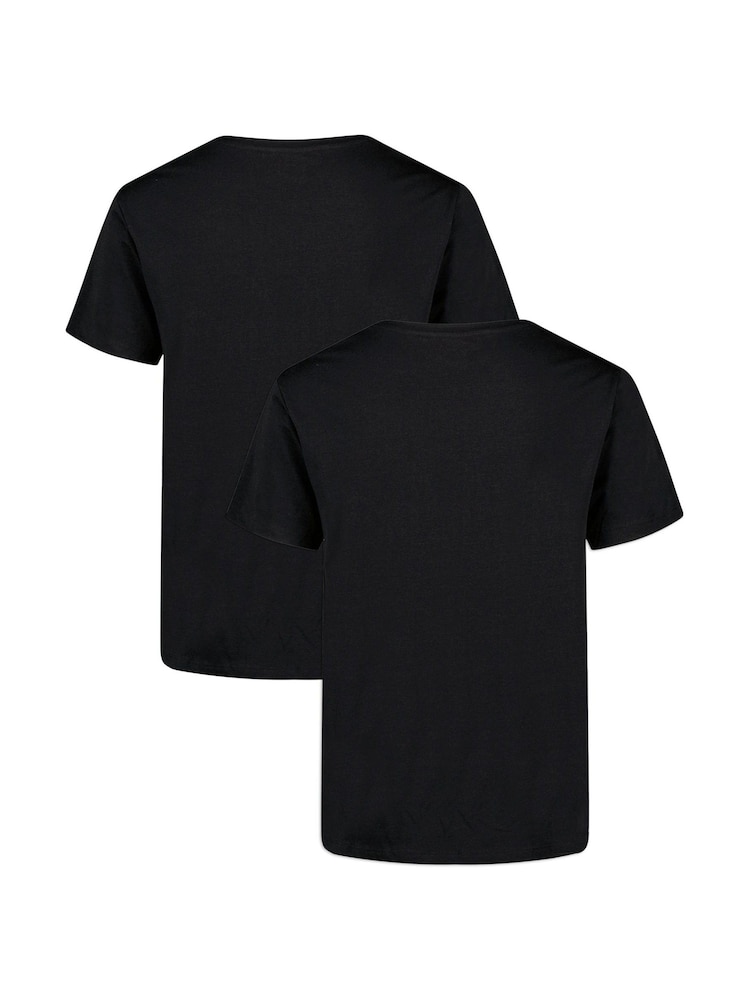 Under Armour Black Performance Cotton Under T-Shirts 2 Pack - Image 5 of 5