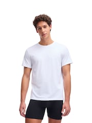 Under Armour White Performance Cotton Under T-Shirts 2 Pack - Image 3 of 5