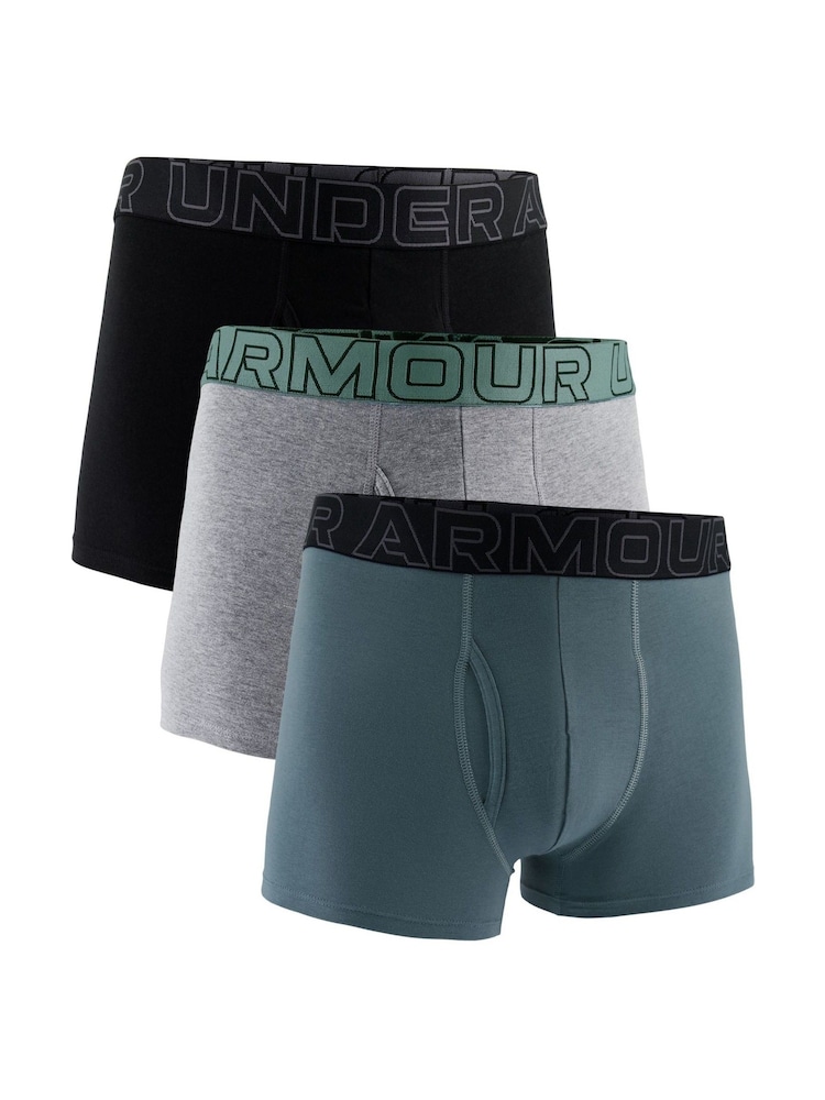 siva - Under Armour 100% bombažne boksarice Performance Boxers 3 Paket - Slika 1 iz 3 siva - Under Armour 100% bombažne boksarice Performance Boxers 3 Paket - Slika 1 iz 3