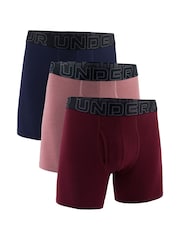rožnata - Under Armour 100% Cotton Performance Tech 6v boksarice 3 Paket - Slika 1 iz 4