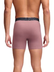 rožnata - Under Armour 100% Cotton Performance Tech 6v boksarice 3 Paket - Slika 3 iz 4
