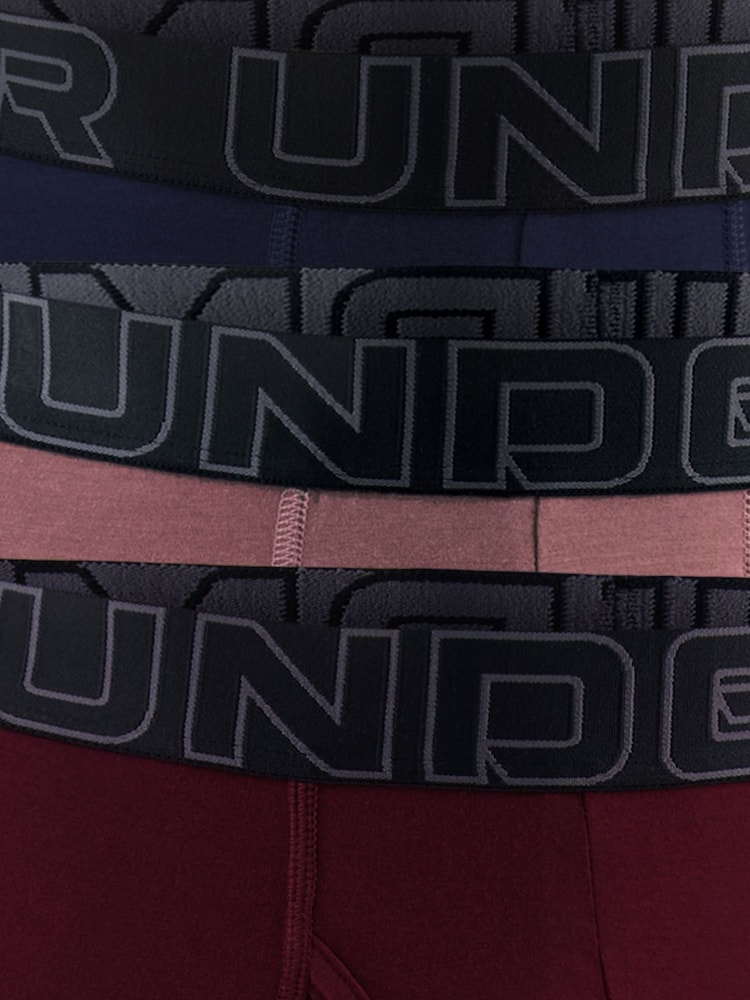 rožnata - Under Armour 100% Cotton Performance Tech 6v boksarice 3 Paket - Slika 4 iz 4