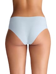 Under Armour Blue No Show Pure Stretch Hipster Printed Knickers 3 Pack - Image 3 of 5