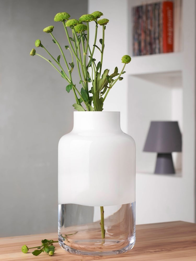 Nude White Medium Magnolia Vase - Image 2 of 2