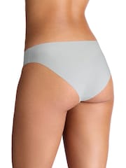 Under Armour Grey No Show Pure Stretch Bikinis 3 Pack - Image 2 of 5