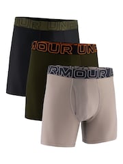 Under Armour Red Tech Solid Briefs 3 Pack - Image 1 of 5