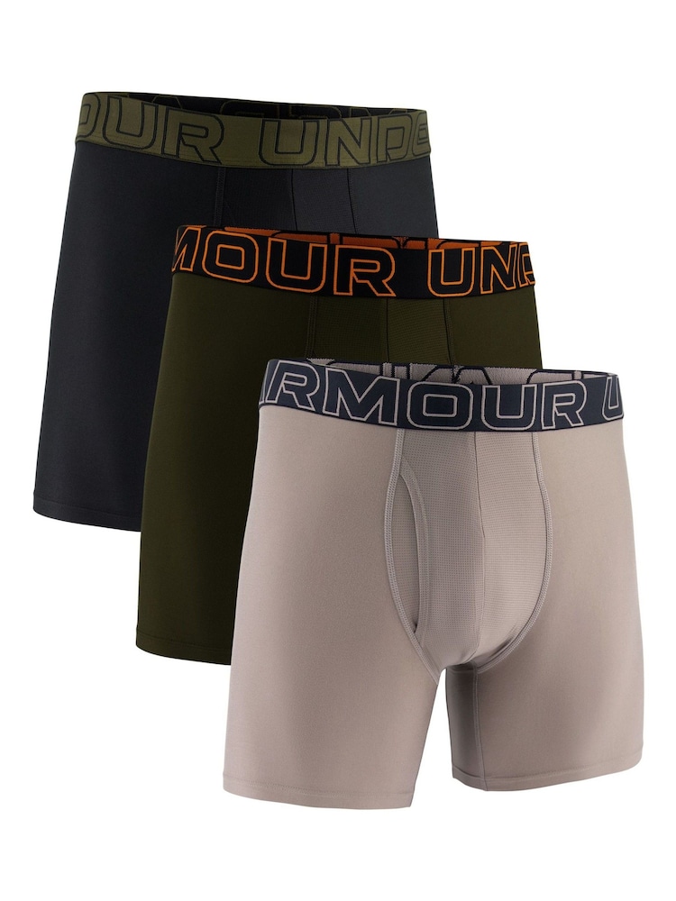 Under Armour Red Tech Solid Briefs 3 Pack - Image 1 of 5