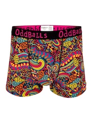 OddBalls Brown Enchanted Mens Boxer Shorts - Image 1 of 4