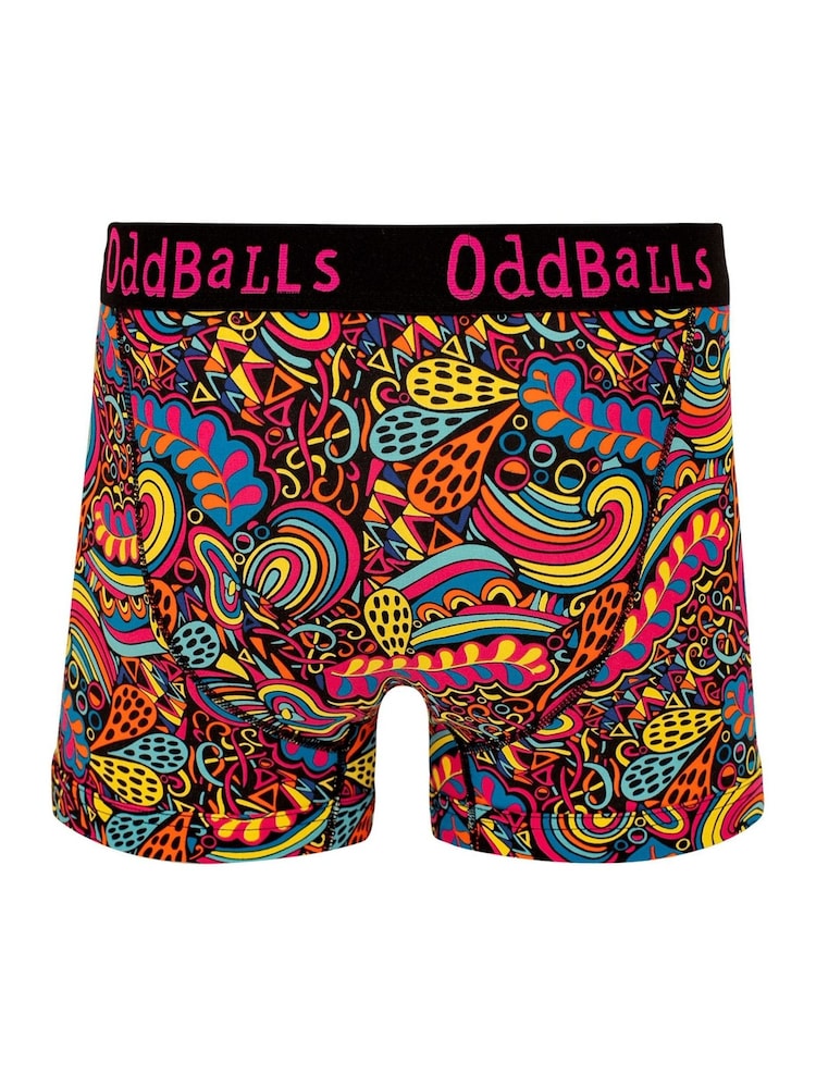 OddBalls Brown Enchanted Mens Boxer Shorts - Image 2 of 4