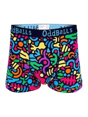 OddBalls Blue Jurassic Mens Boxer Shorts - Image 2 of 5