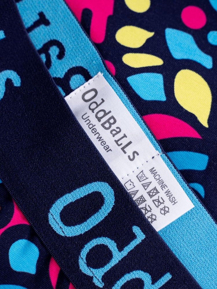 OddBalls Blue Jurassic Mens Boxer Shorts - Image 5 of 5