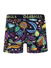 OddBalls Blue Mens Magic Garden Boxer Shorts - Image 5 of 5
