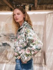 Tapeçaria Floral - Jaqueta com zíper - Imagem 4 de 9