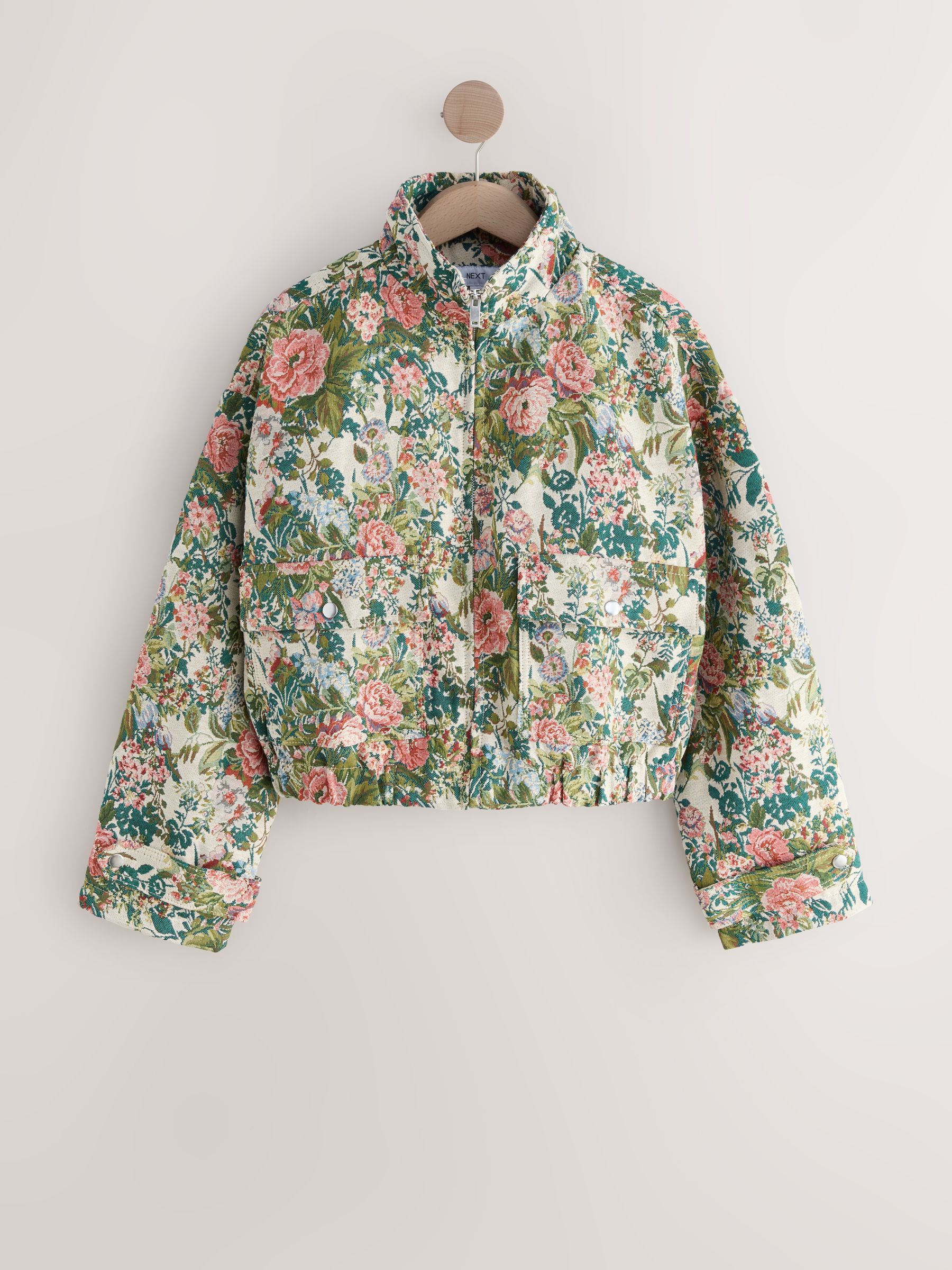 Buy Tapestry Floral Zip Through Jacket from Next USA