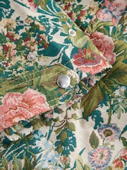 Tapeçaria Floral - Jaqueta com zíper - Imagem 8 de 9