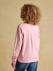 Joules Delaney Pink Long Sleeve Sueded Jersey Deckshirt - Image 2 of 11