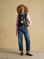 Joules Delaney Pink Long Sleeve Sueded Jersey Deckshirt - Image 4 of 11