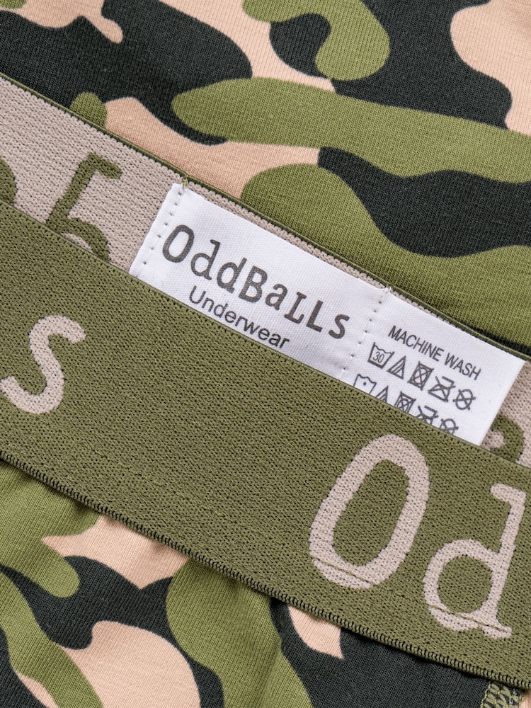 OddBalls Khaki Mens Space Balls Boxer Shorts - Image 5 of 5