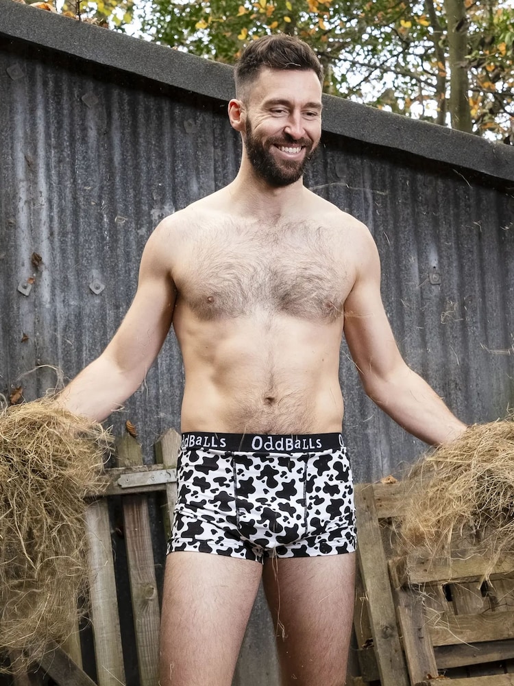 OddBalls White Mens Space Balls Boxer - Image 1 of 5 OddBalls White Mens Space Balls Boxer - Image 1 of 5