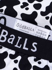OddBalls White Cow Mens Boxer Shorts - Image 4 of 4